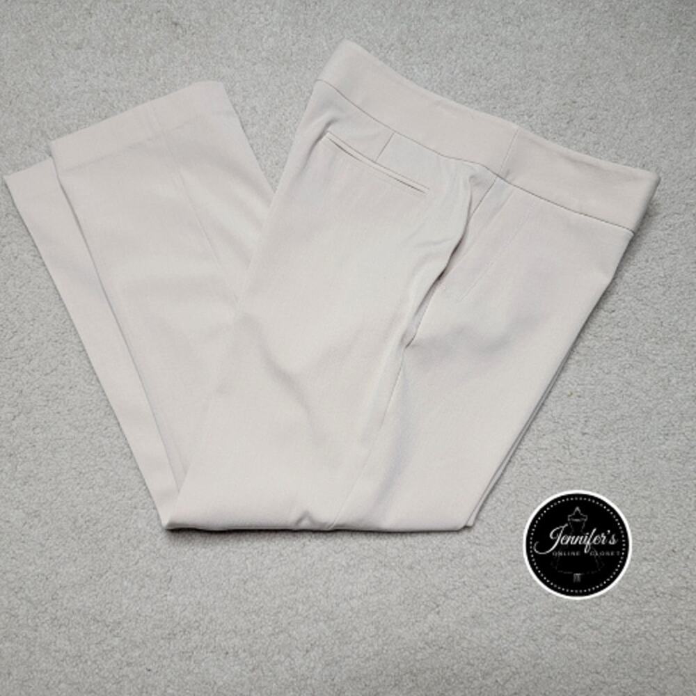 Rafaella Women's Khaki/Tan/Beige Flat Front Straight Leg Dress Pants Size 12